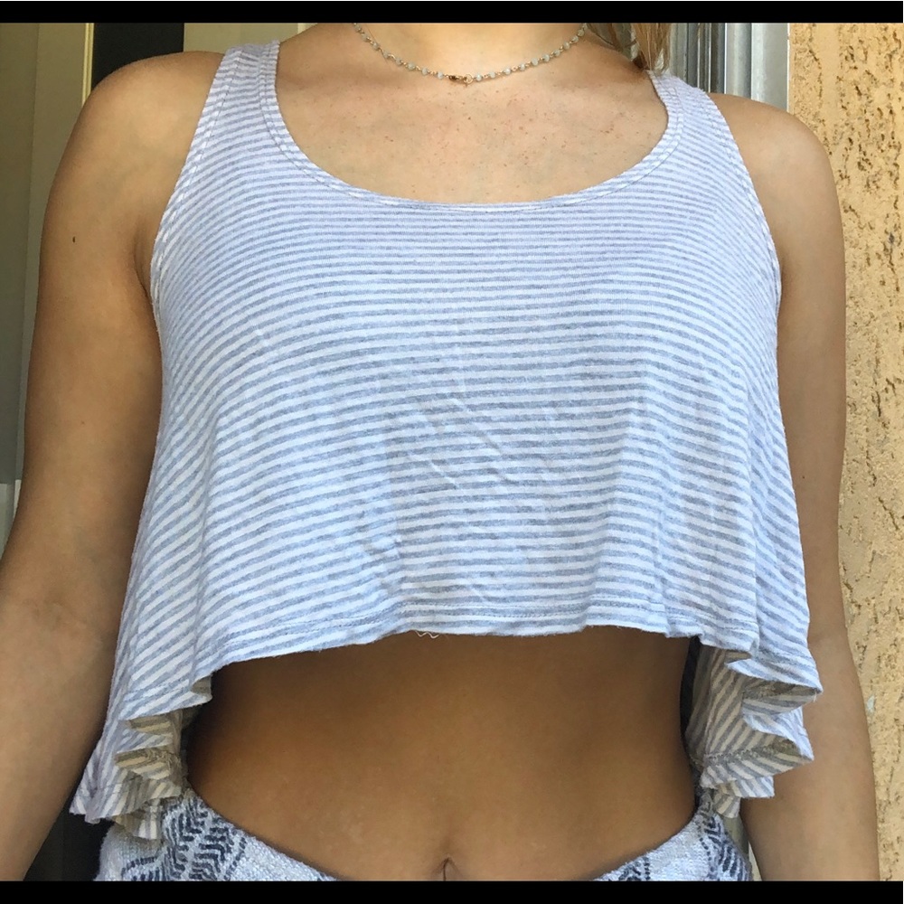 White&gray tank